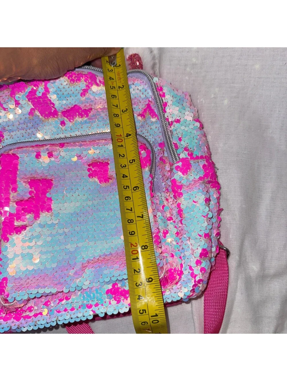 Cat & Jack Unicorn Flip Sequin Mini Backpack Pink Blue NWT Kids 10